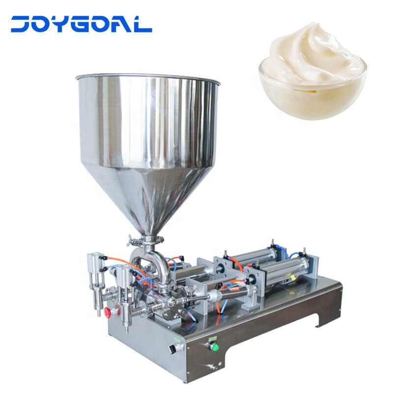 Semi-automatic double heads bottle liquid filling machine packing and filling machine
