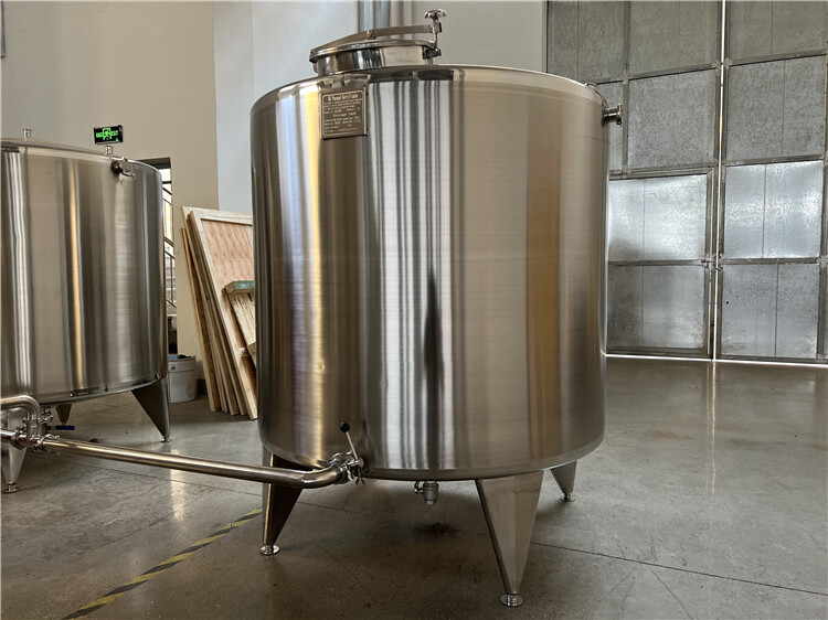 Honey chemical liquid alcohol stainless steel single-layer storage tank horizontal distilled water storage tank