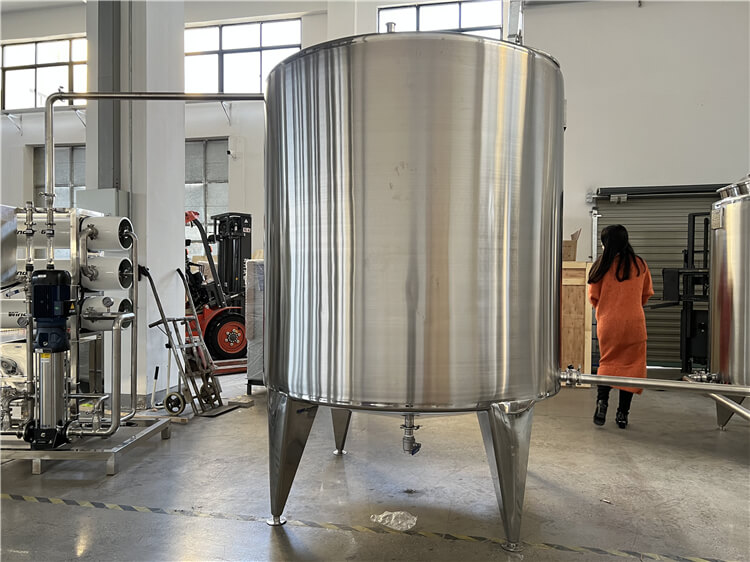 Honey chemical liquid alcohol stainless steel single-layer storage tank horizontal distilled water storage tank