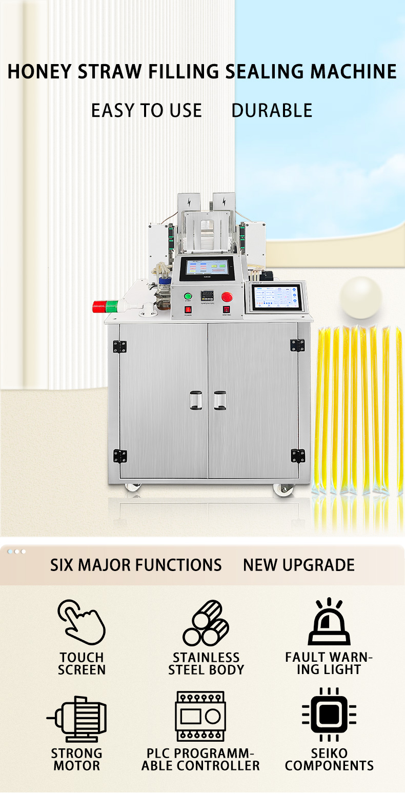 Automatic honey straw filling machine Semen straw filling and sealing