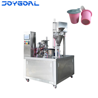 KFZ-1 automatic rotary probiotics freeze-dried powder coffee capsule cup filling and sealing machine [ 3000cups/hour]