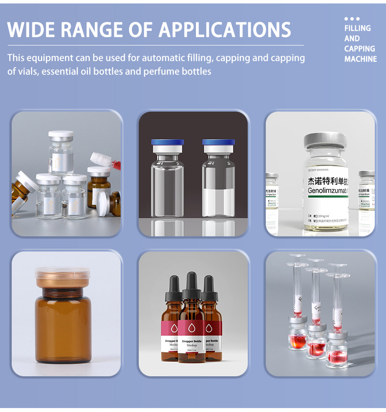 Pharmaceutical Injection Vial Filling Machine Automatic Vial Filling