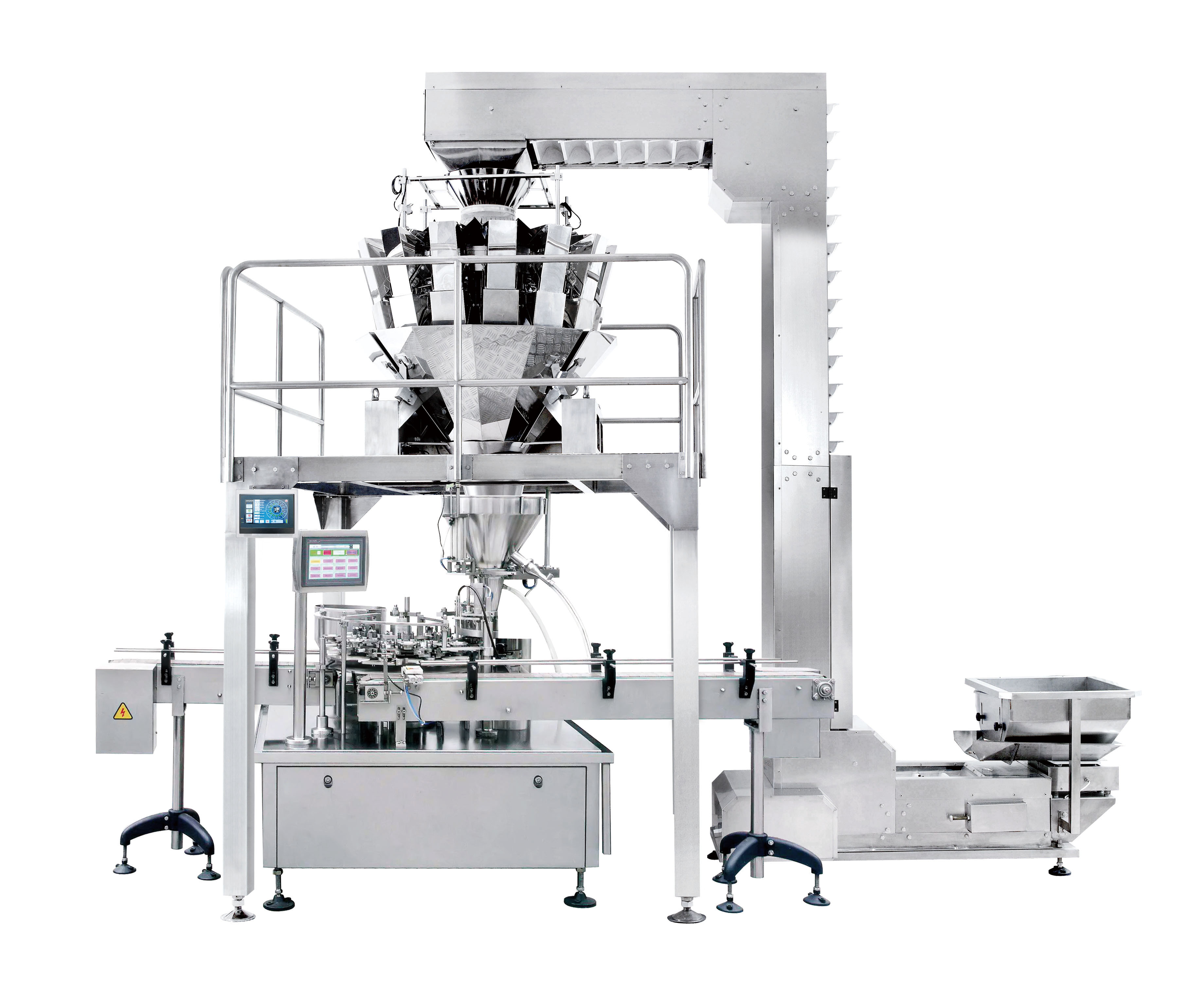 VP series automatic canning system combined type vertical packing machine for hardware nut screw