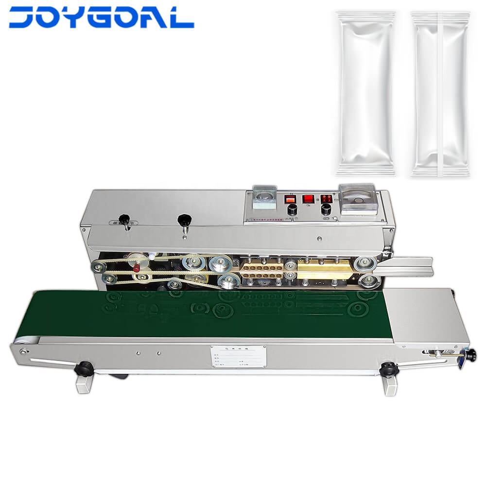 JOYGOAL Automatic Film Sealing Sealer Machine Continuous Band Sealer Plastic Bag Package Machine