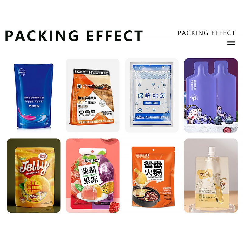 Rotary Automatic Liquid Soap Premade Bag Pouch Packaging Machine Liquid Detergent Doypack Packing Machine