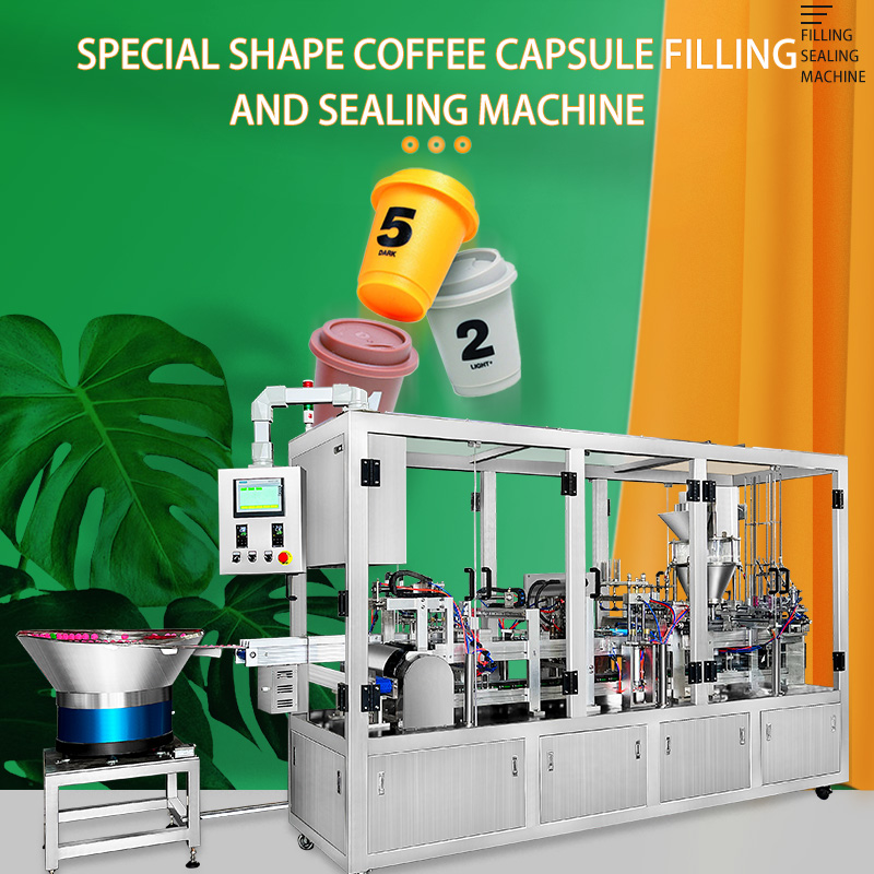 Automatic Special Design Coffee Capsule Flling And Sealing Machine Coffee Capsules Sealing Machine Nespresso Coffee Capsule Flling And Sealing Machine