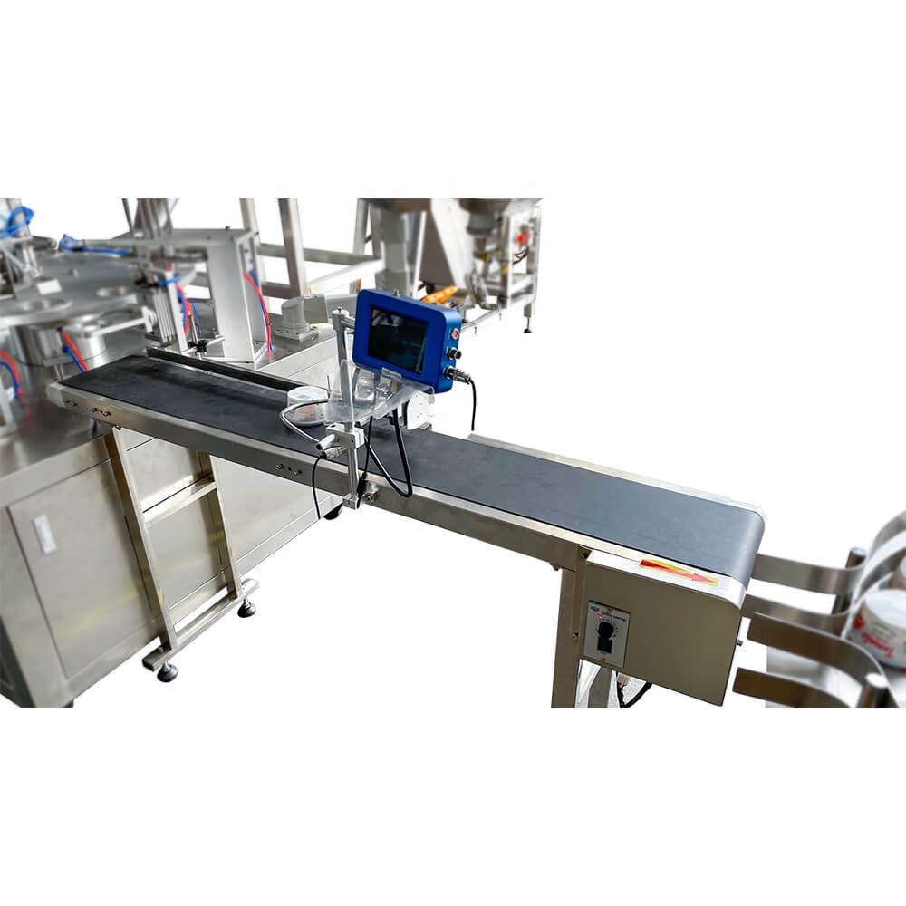 BHZ-1 automatic lifter weighing pan cup filling and sealing machine for cooking salt