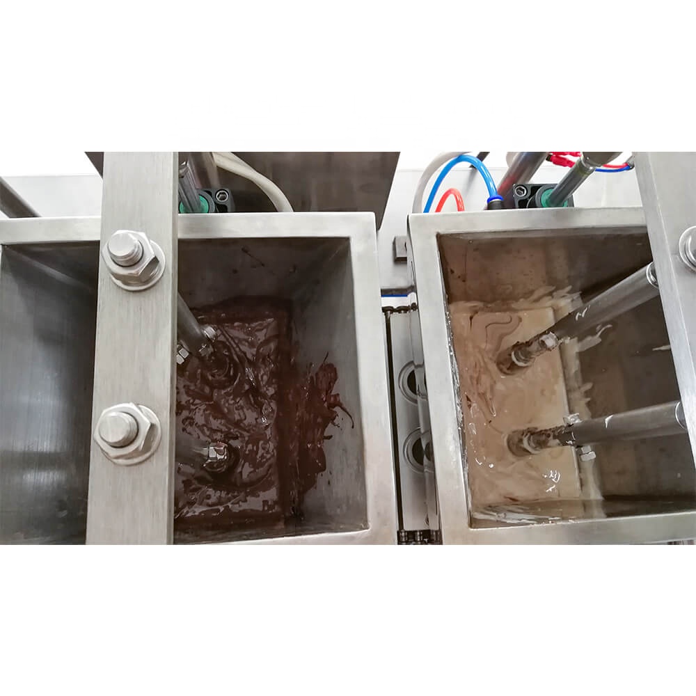 BHJ-2 Automatic Chocolate Butter Cookies Solid Semi-liquid Semi-solid Cup Filling and Sealing Machine